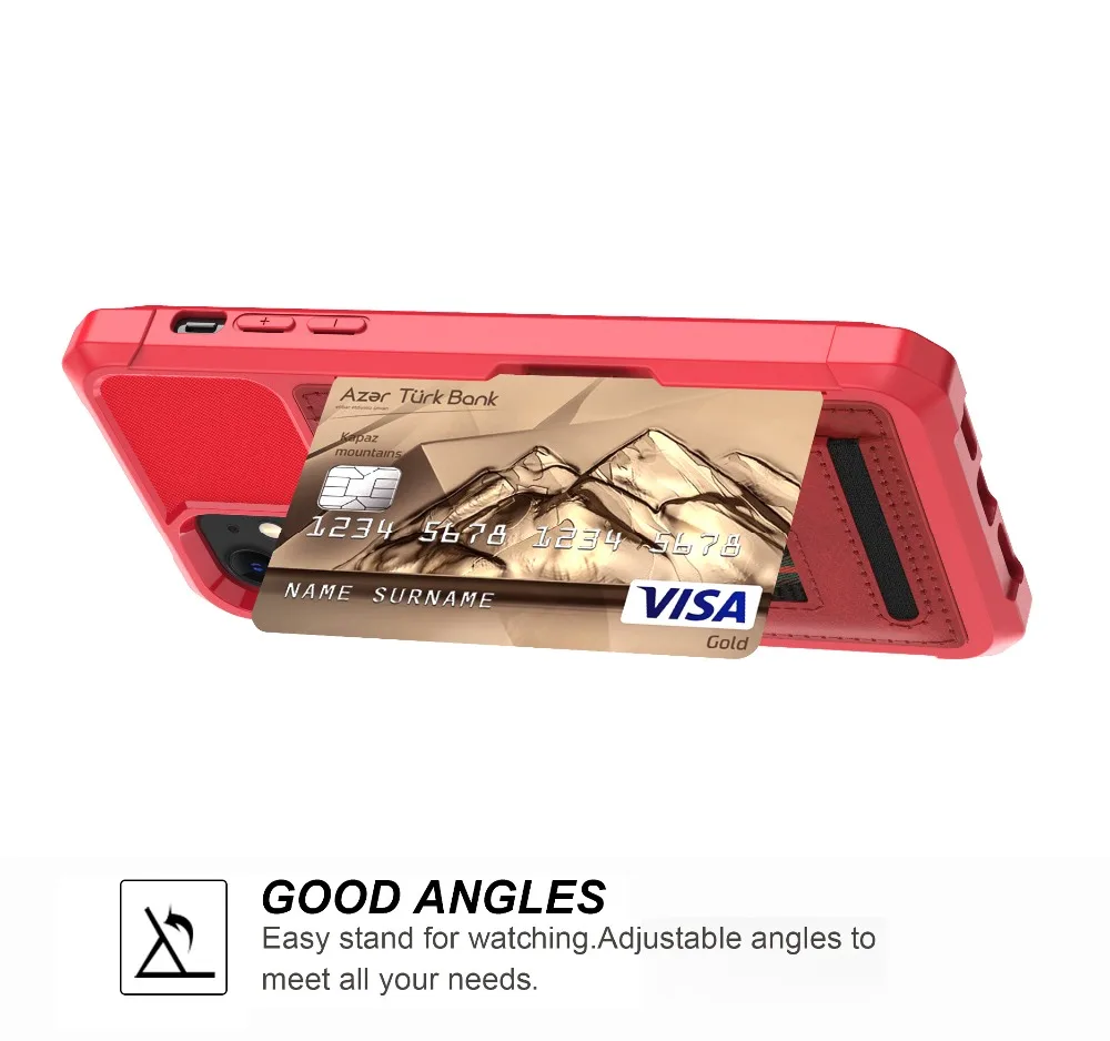 For iPhone 11 Pro Max XS MAX Credit Card Case PU Leather Flip Wallet Cover Holder Hard Back Cover For iPhone XR XS 8 7 6 6S Plus (56)