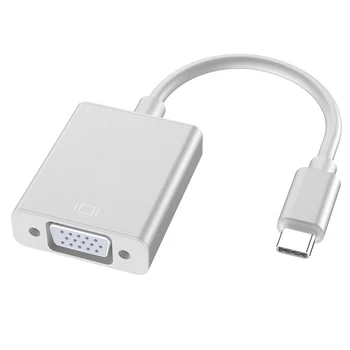 

USB C to VGA Adapter USB 3.1 Type C to VGA Converter for MacBook Pro for Dell XPS 13/15 for Surface Book 2 Compact and portable