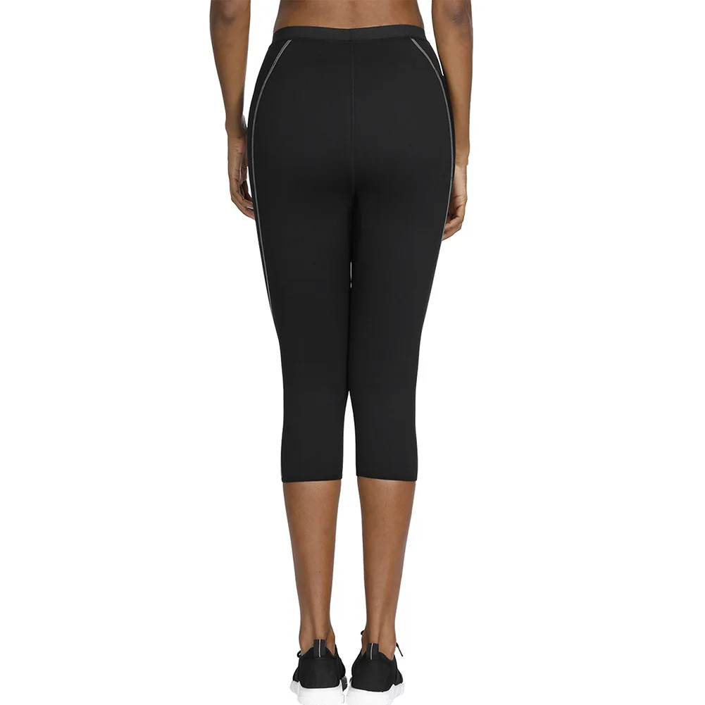 

Foreign Trade Supply of Goods Sweating Neoprene Athletic Pants Elasticity Tight-Fit Self Heating Shaping Pants Explosion Khan Yo