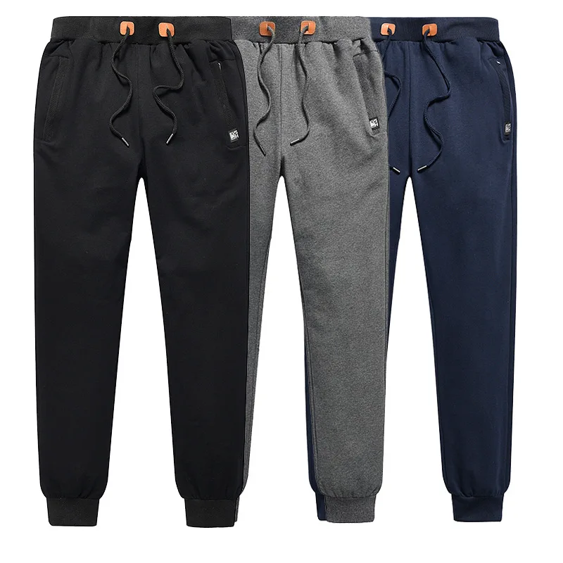 

MEN'S Pants Athletic Pants Spring And Autumn Embroidered Lard-bucket Fat Casual Pants Large Size