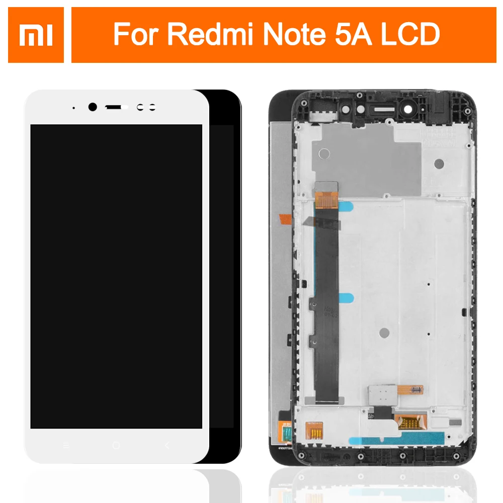 

100% New Display For XIAOMI Redmi Note 5A / Note 5A Prime LCD Touch Screen Digitizer With Frame Y1 / Y1 Lite Display Screen