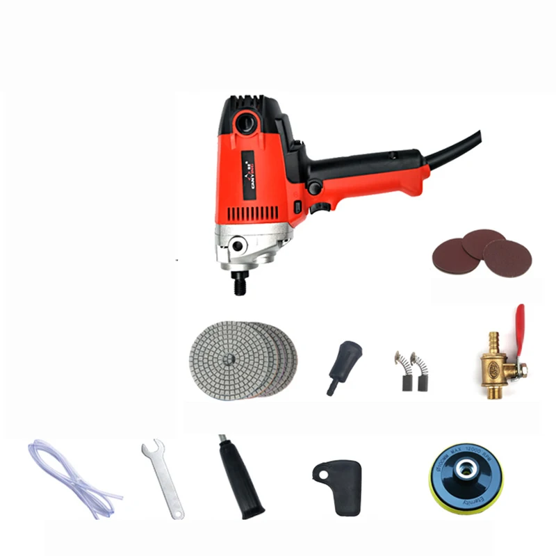 

220V Electric Water Injection Type Sander Marble Cement Floor Wet Grinding Machine 5000RPM