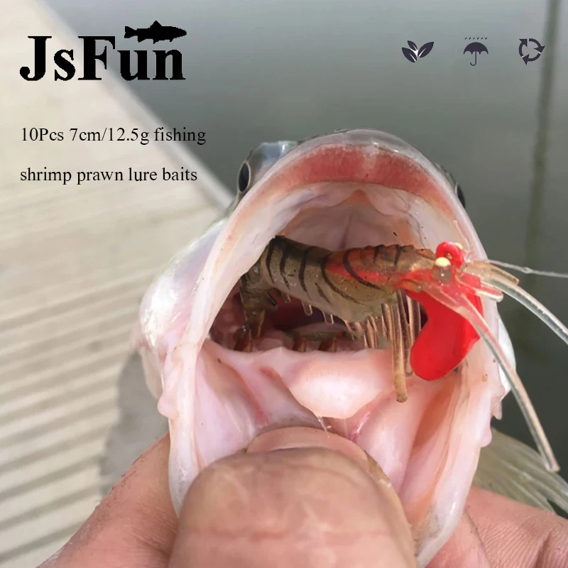 10ピース ロット釣りエビ7センチメートル 12 5グラムエビのルアー餌川エビ鯉ペスカcraws海水鯛ルアールミナス目 釣りルアー Aliexpress