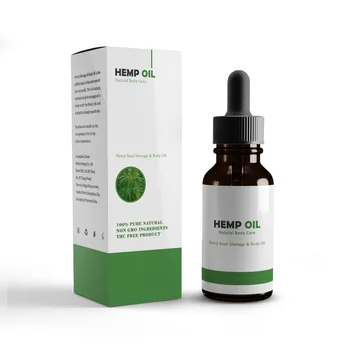 

Hemp Seeds Oil 100% Organic Hemp CBD Oil Bio-active Hemp oil Extract Drop for Pain Relief Reduce Anxiety Best Sleep Essence 30ml