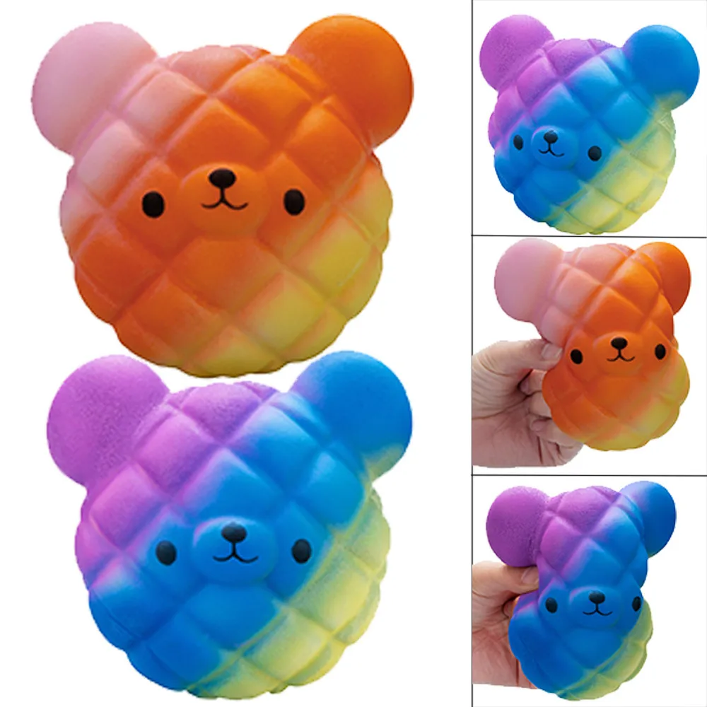 Kawaii Мультфильм галактика животные медведи антистресс сжимаемые игрушки