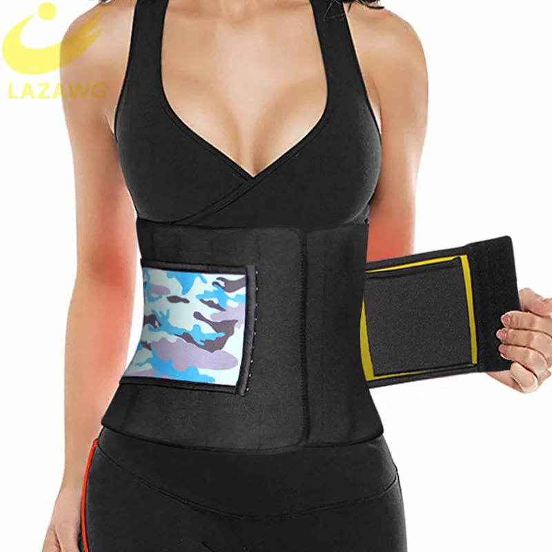 Lazawg Waist Trimmer Waist Trainer For Weight Loss Sweat Belt Belly Fat Slimming Stomach Band Lumbar Support Neoprene Wrap Sets Waist Cinchers Aliexpress