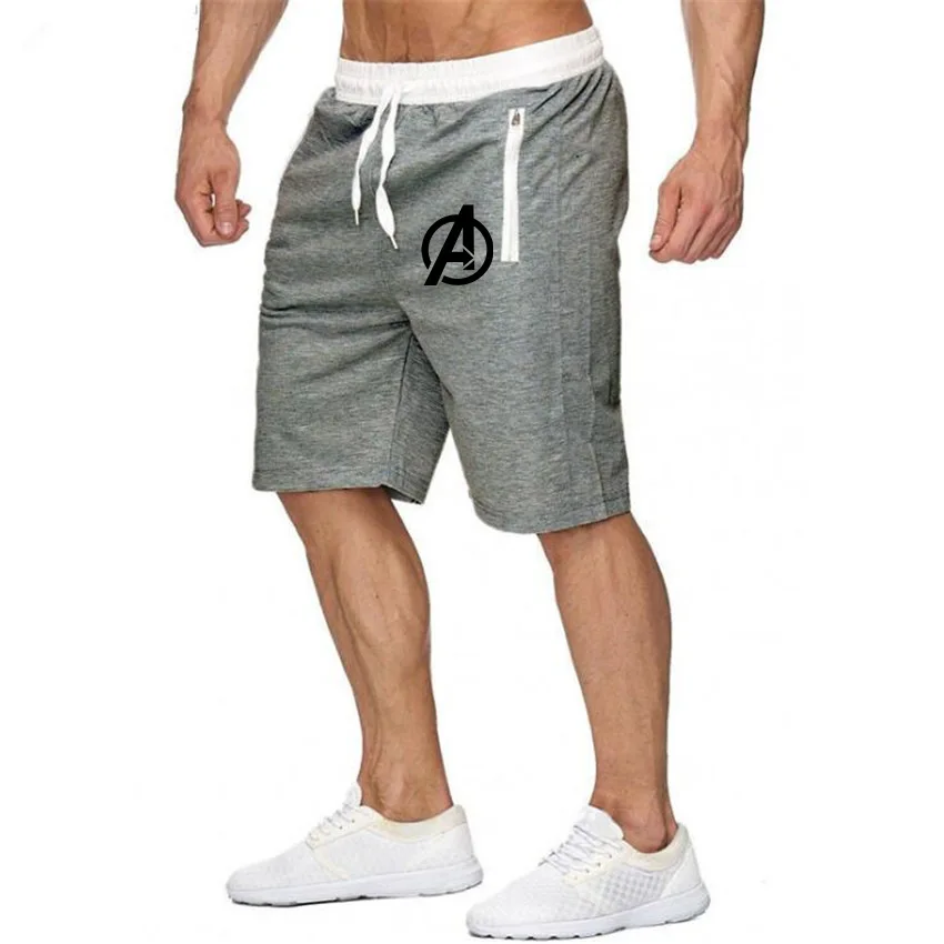 Брендовые Модные мужские/женские короткие штаны с 3D принтом Мстители 4 эндгейм квантовые войны свободные короткие новые мужские шорты для пляжа - Цвет: Коричневый