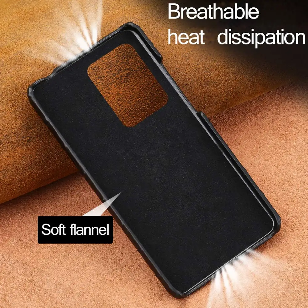 LANGSIDI Original Crocodile skin case For samsung