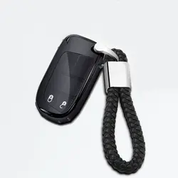 Новый мягкий ТПУ чехол для ключей с брелком для Jeep Cherokee Renegade Grand Cherokee Commander Compass Key защита