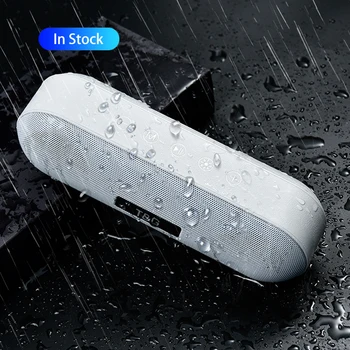 

TG LED Bluetooth Outdoor Speaker Metal Portable Super Bass Wireless Loudspeaker 3D Stereo Music Surround With Mic FM TFCard Aux