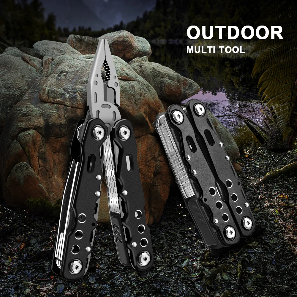 

Multi Tool Plier Wire Stripper Cable Cutter Cutting Pliers Multifunctional Tool Multitool Knife Camping Survival Tactical Knife