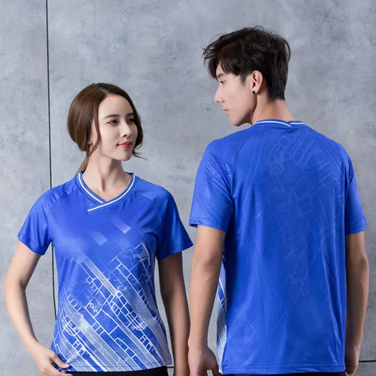 2021 Badminton shirts Women , sport shirt Tennis shirts For Girls , Female table tennis tshirt , Quick dry Ping Pong tshirts Kit