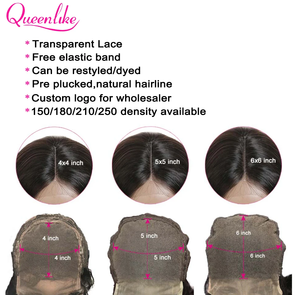 40 30 Inch Lace Front Human Hair Wigs 13X6 Hd Transparent Lace Frontal Brazilian Straight Hair For Women 4X4 5X5 6X6 Closure Wig
