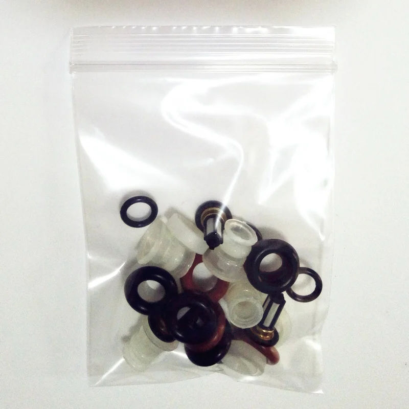 4set fuel injector repair kit for honda injection #16450 RCA-A01 16450PPAA01 15810-RAA-A01 replace filter orings washer caps