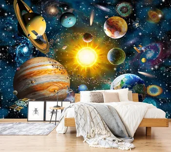 

[Self-Adhesive] 3D Planet 2018 Wall Paper mural Wall Print Decal Wall Murals
