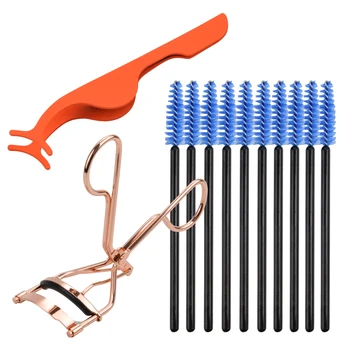 

1pc False Eyelash Tweezers Fake Eye Lash Applicator Eyelash Extension Curler Nipper Auxiliary Clip Clamp Makeup Forceps Tools