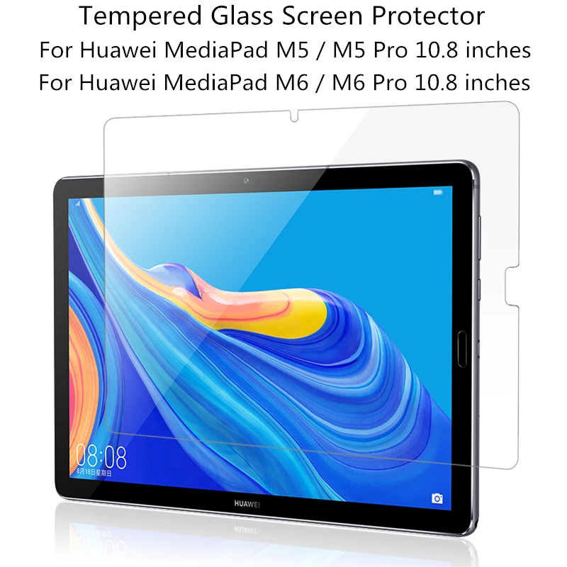 9H Tempered Glass Screen Protector For Huawei MediaPad M5 M6 Pro 10.8 Tablet Protective Film For CMR-AL09 / W09 SCM-AL09 / W09