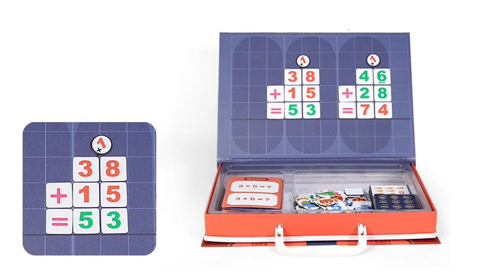 Magnetic Montessori Math Toy Arithmetic Addition Subtraction Mathematics Puzzle Game Educational Toys Teaching Count Aid Gift_13