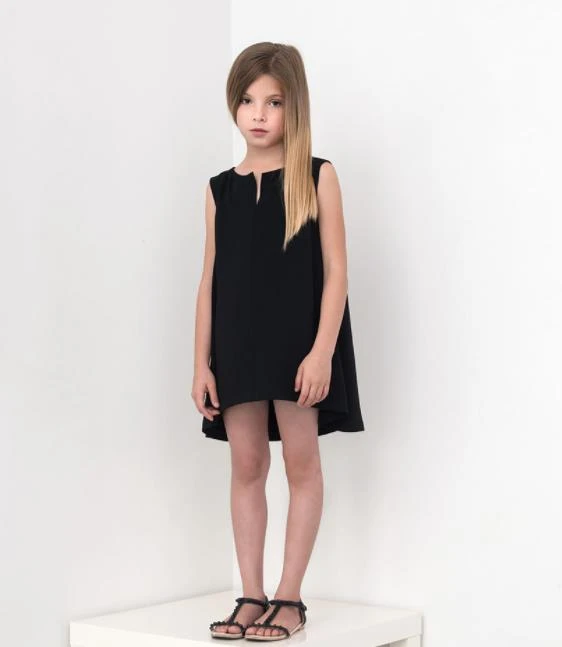 plain black dress for kids