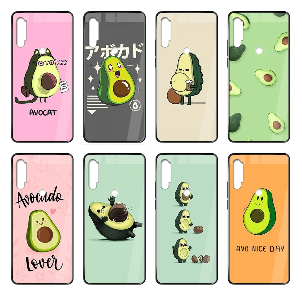 Фруктов авокадо зеленый тренд мягкая задняя крышка hoesjes чехол для телефона с