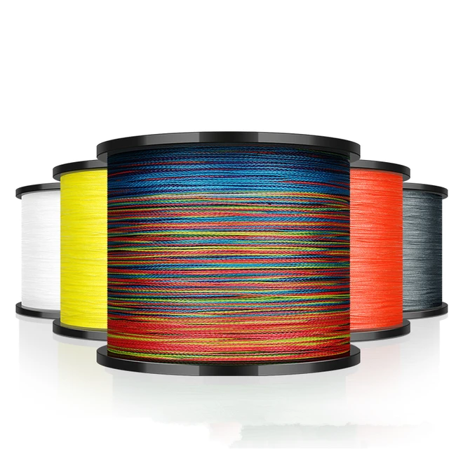 500M 8 Strands PE Braided Fishing Line Multi-color Wear-resistant Super  Tensile Braided Angling Net Line Fishing Accessories - AliExpress