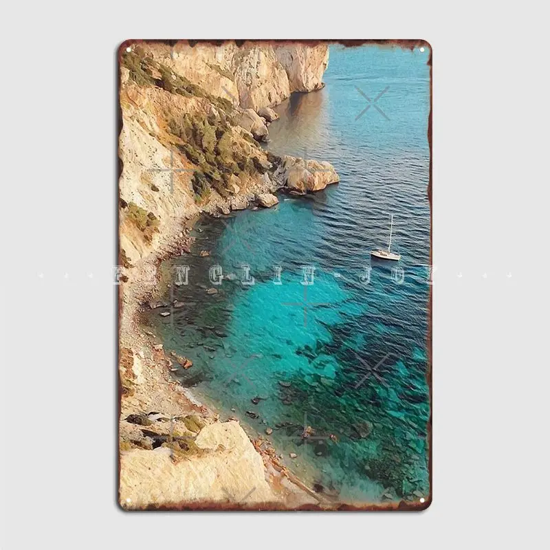 

Ibiza Metal Sign Wall Cave Party Printing Garage Decoration Tin Sign Poster