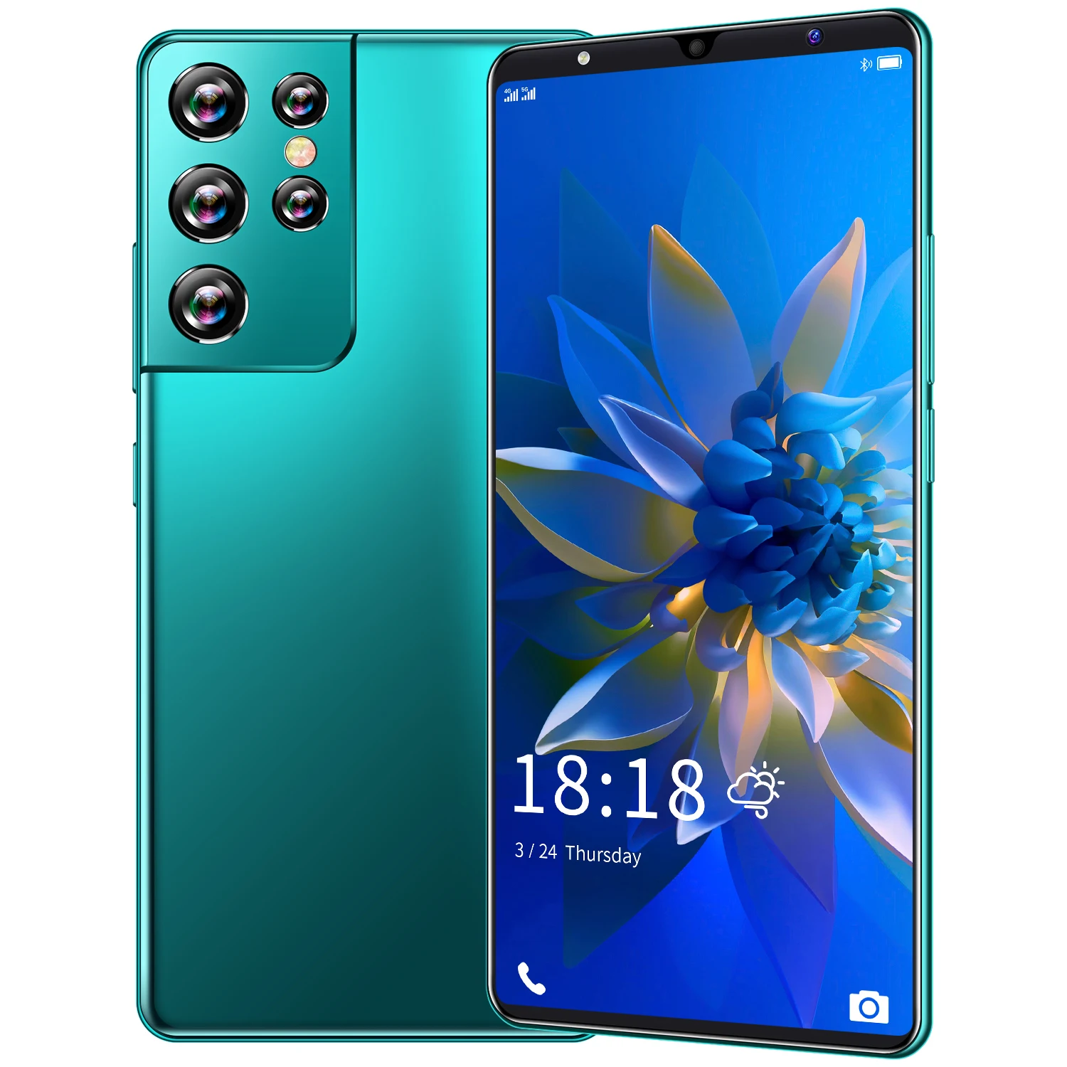 Teléfono Inteligente S21 Ultra, dispositivo móvil de 2021 pulgadas, 5G, MT6889, 11 núcleos, 16GB + 6,1 GB, 512 mAh, + 48MP 24MP, SIM Dual, Android, nuevo, 5000 - Imagen 3