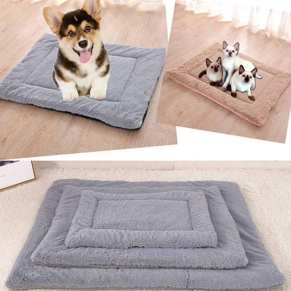 Одеяло для собак, домашнее одеяло для домашних животных, коврик для собак, кошек, подушки на кровать, большой коврик для собак, кошек, мягкая подушка, теплое одеяло, хлопковая кровать, новинка 5