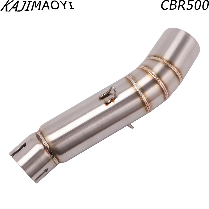 Выхлопная труба для мотоцикла CB500F CB500X CBR500 CB300F CB300X CBR300 средняя Соединительная труба глушитель для мотоцикла выхлопная труба адаптер