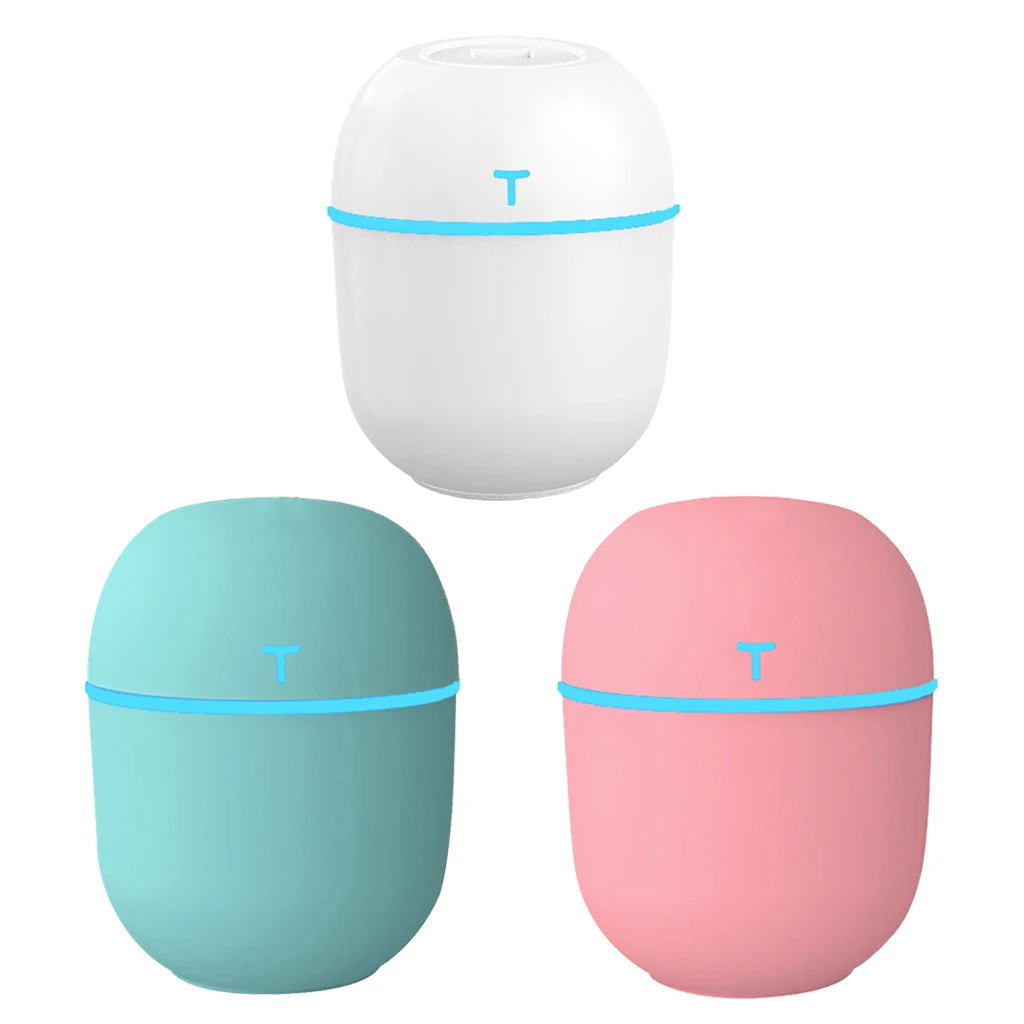 Mini Air Humidifier 200ml Aroma Essential Oil Diffuser USB Charging Ultra Low Noise Purifier Cute Mist Maker for Home Car