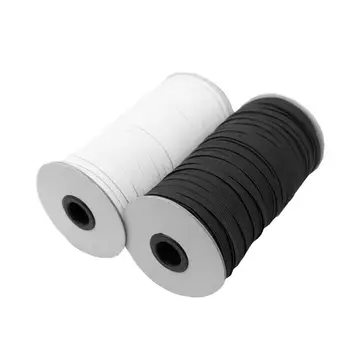 

130 Meters Elastic Bands Polyester Elastic Bands for Clothes Garment DIY Springy Knitting Sewing Accessories(width 0.6cm )