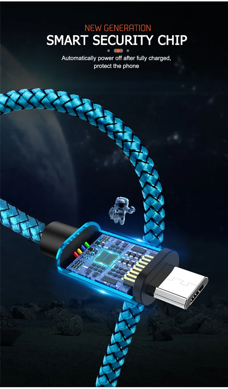 Micro USB кабель 2.4A Быстрая зарядка кабель для передачи данных для samsung S5 S6 S7 Xiaomi LG G3 G4 планшет Android мобильный телефон usb зарядный шнур