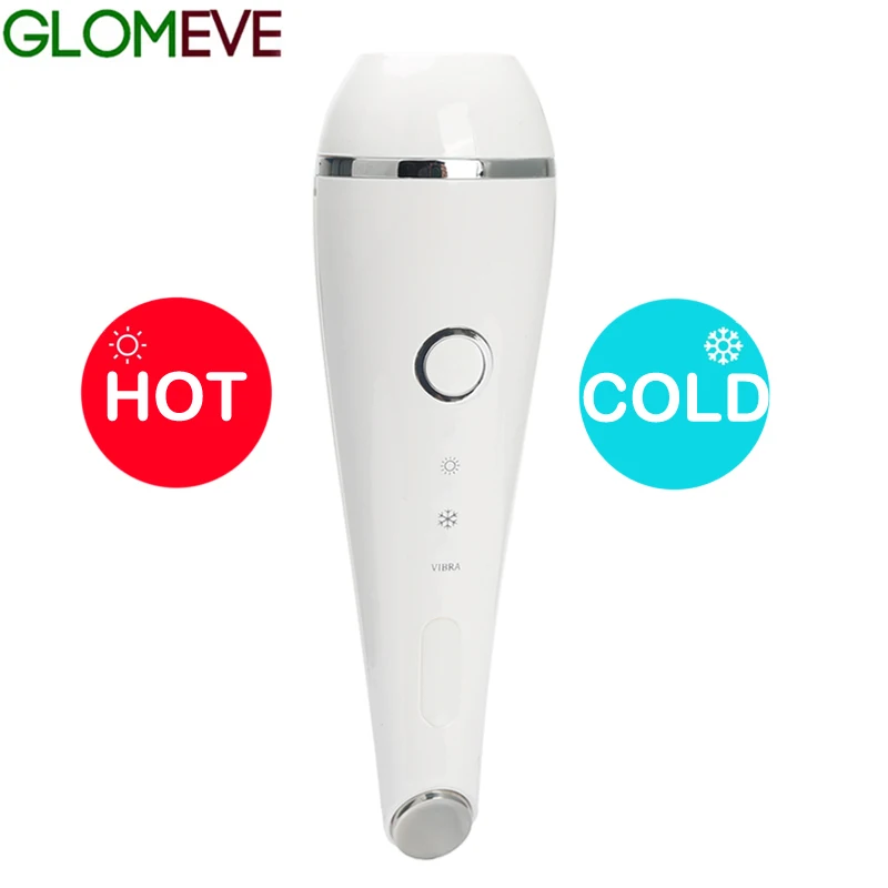 

Ultrasonic Cryotherapy Hot Cold Hammer Vibration Face Lift Massager Ultrasound Shrink Pore Skin Rejuvenation Beauty Instrument