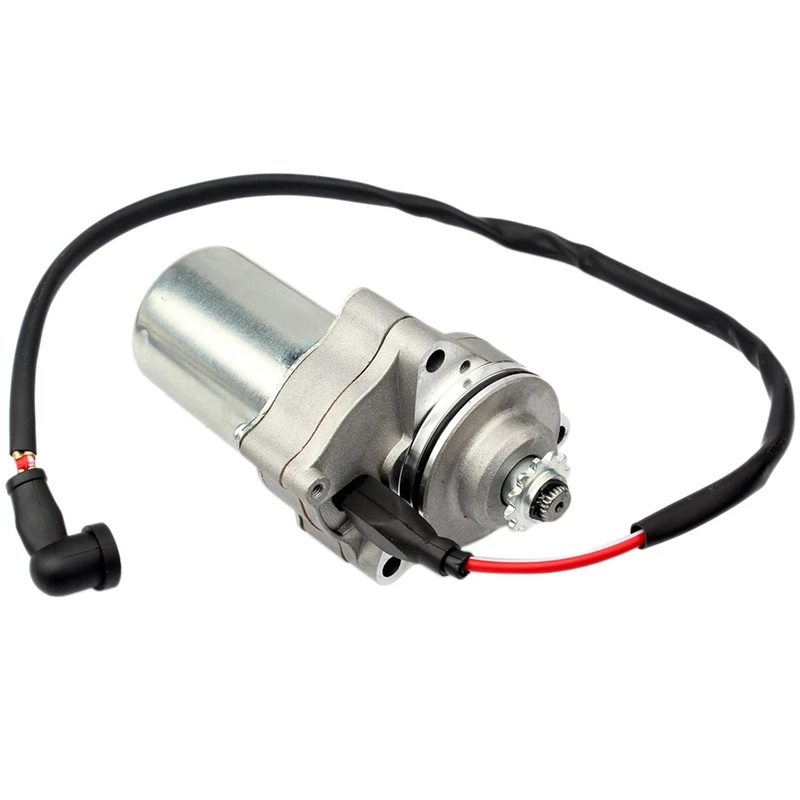 Motorcycle Electric Starter Motor 12 Teeth 3 Bolt for 4-Stroke 50/70/90/110/125Cc ATV Quad Pit Bike Accessories | Автомобили и