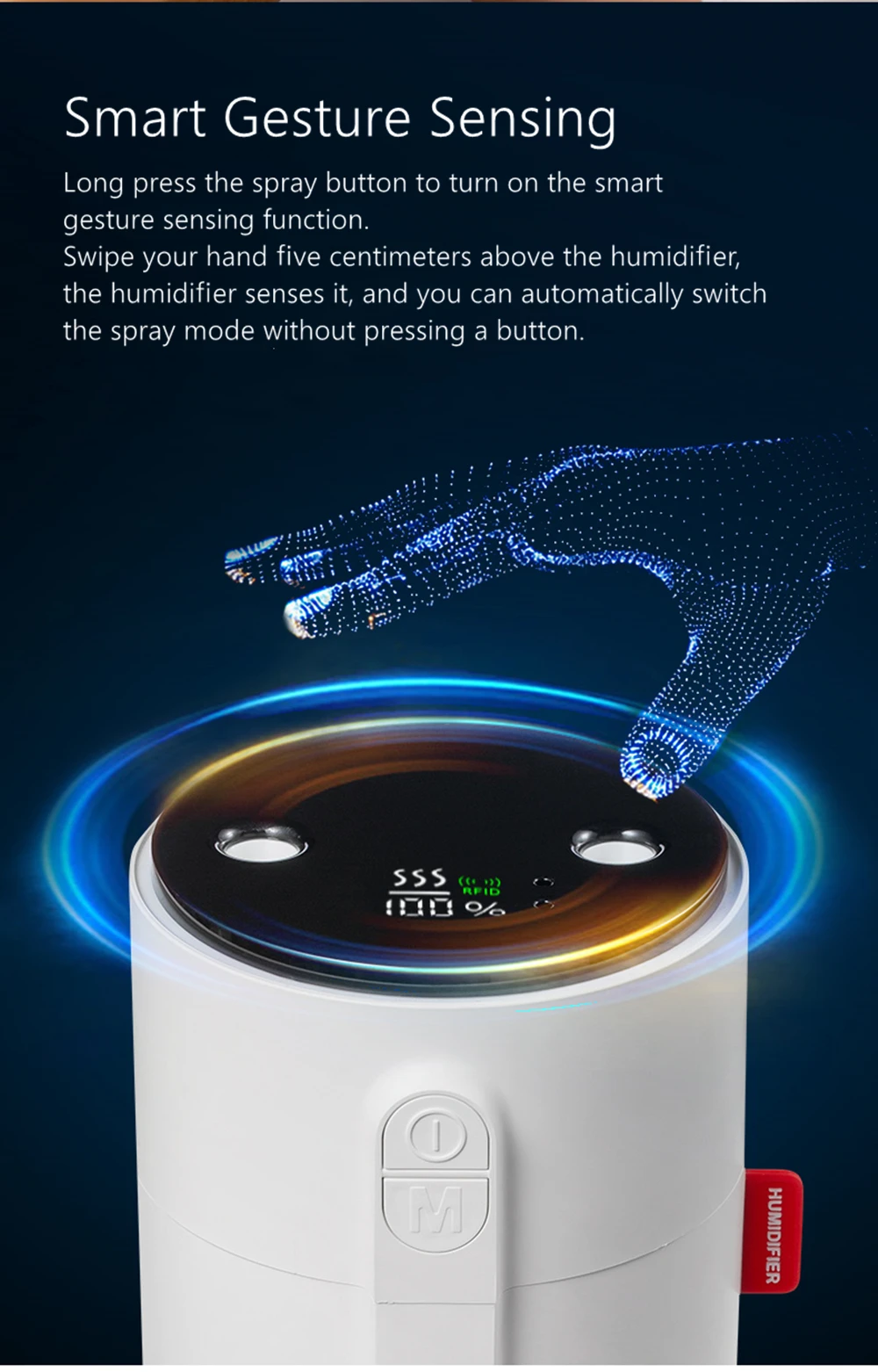 800ml Wireless Aromatherapy Diffuser Humidifier 2000mAh Battery Rechargeable Essential Oil Diffuser Air Humidifier For Home Car