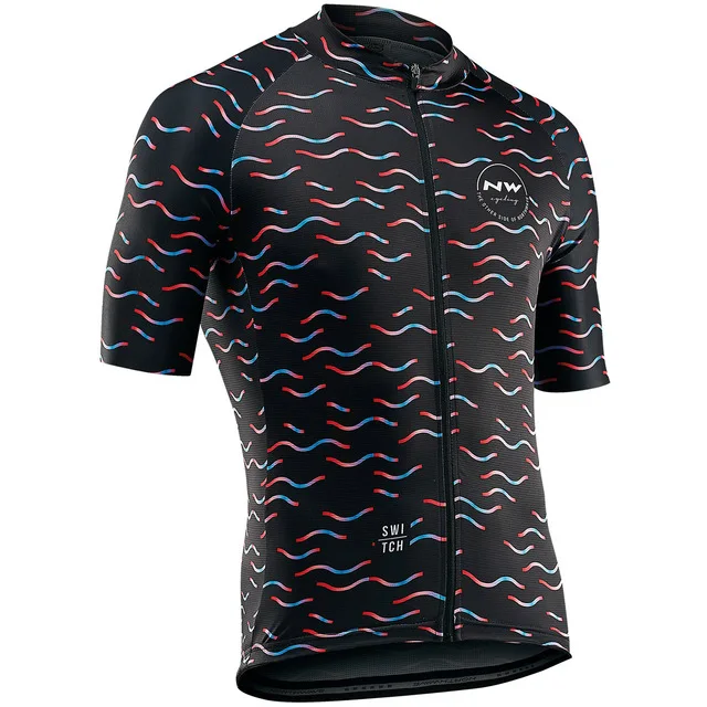 shirts only 8 Northwave NW велосипедная Мужская футболка с коротким рукавом, комплект одежды для велосипеда, спортивная одежда, шорты с 12D подкладкой - Цвет: shirts only 8