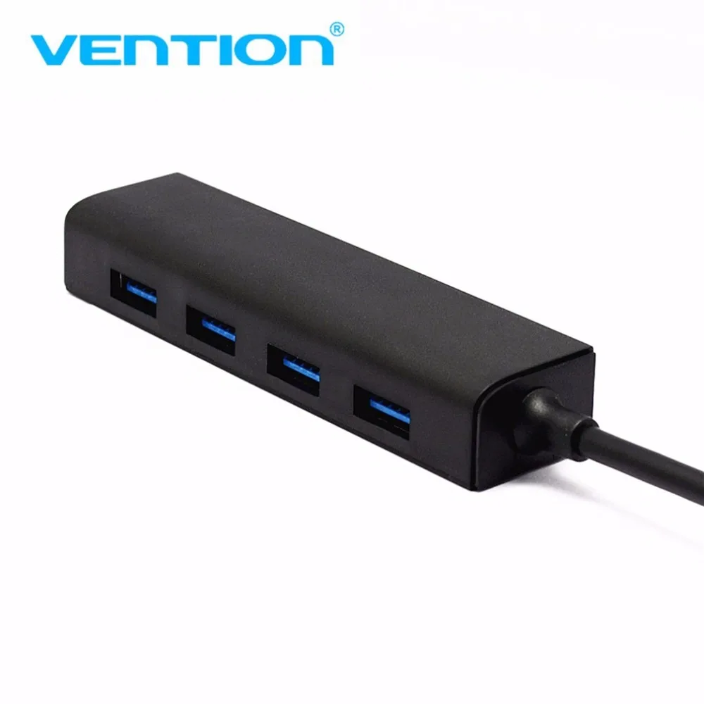 Vention Тип с разъемами типа C и 4-Порты и разъёмы USB 3,0 концентратор высокой Скорость Трансмиссия GL 3520 чип концентратор переходник разветвитель Портативный для ноутбука Macbook