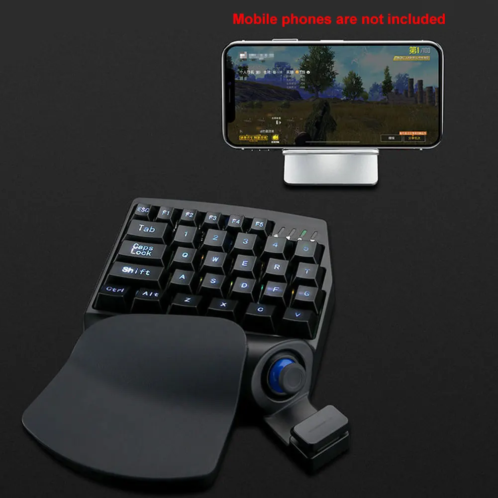  Mobile Gamepad Controller Gaming Keyboard Mouse Converter Android ios Phone to PC Bluetooth 4.1 Ada