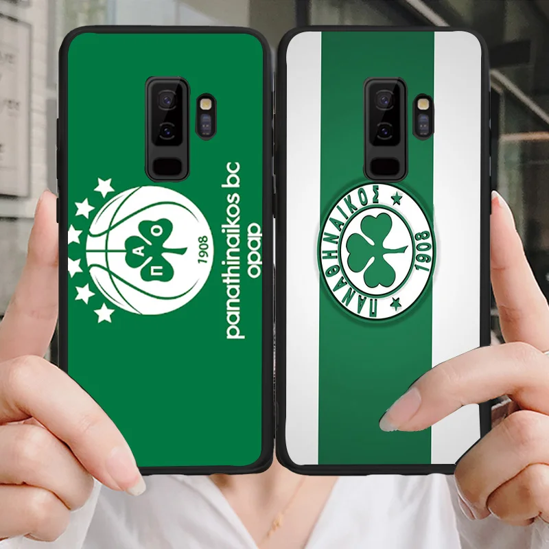 Чехол для телефона Macheda Samsung Galaxy S10 S8 S9 Edge DIY черный мягкий TPU Panathinaikos FC Case A9 C10 J7 Max Note9