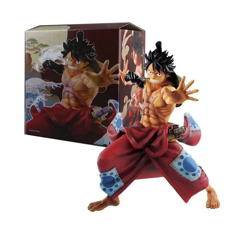 

21 CM One Piece Figure WaNo Kuni No Umi Version Monkey D Luffy Oversea Limited PVC Action Figurine Model Figure Toy