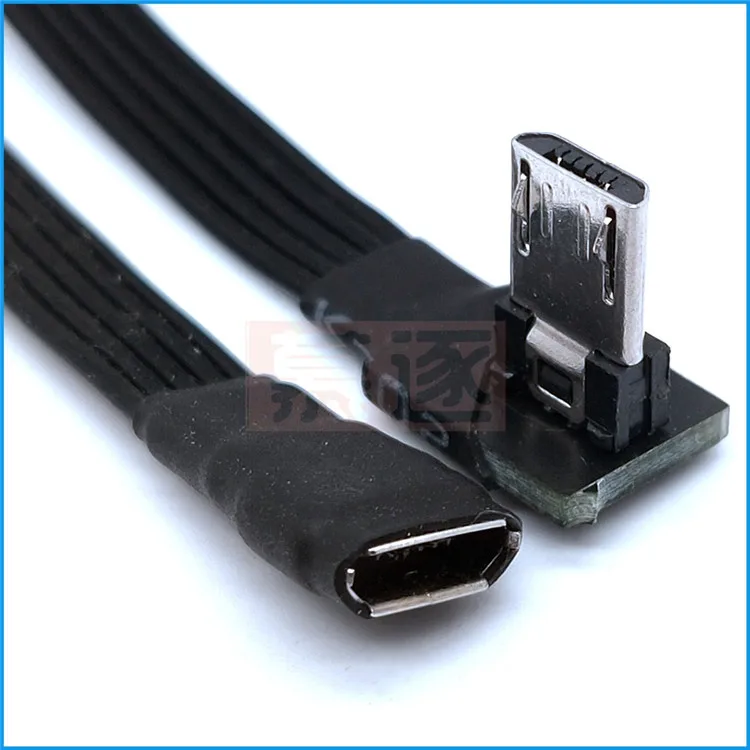 ângulo macho para fêmea, cabo de extensão, conector de adaptador