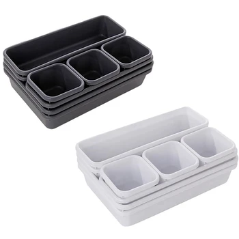 

1 Sets Of Desktop Storage Boxes Cosmetic Storage Debris Storage Boxes Home Office Storage