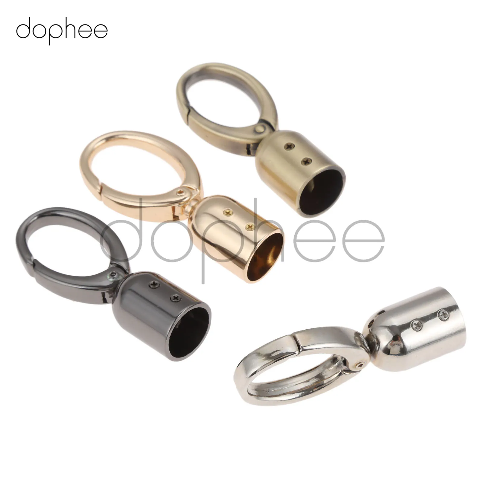 dophee 5pcs Bag Straps Connector Hanger Metal Buckles for Bag Cap Clasp