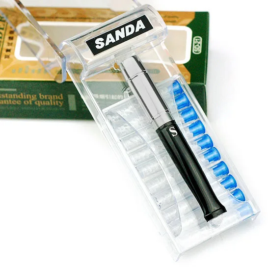 Sanda 1 комплект 1 держатель для сигарет+ 10 фильтров sd29 держатель для сигарет фильтры для курительной трубки SD21