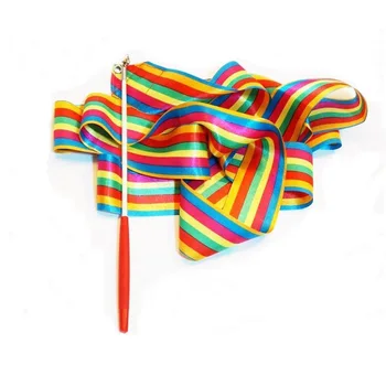 

Art Gymnastics Ribbon 4 M Children Dance with Ribbon Toy Props Hardcover