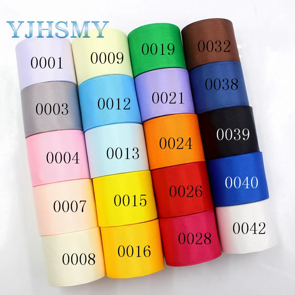 

Твердые Цвет печатных Grosgrain ленты J-181015-1 38 мм, 5 метров, DIY ручной работы заколки для волос аксессуары для одежды Свадебная вечеринка украшения