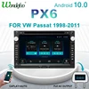 2DIN Android 10 Car Radio PX6 For Peugeot 307 VW Volkswagen PASSAT B5 4 JETTA BORA GOLF 4 POLO MK5 4 T5 auto Audio navigation ► Photo 1/6