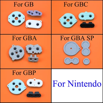 

YuXi Rubber Conductive Buttons A-B D-pad Silicone Start Select Keypad for G-ame Boy Classic for G-BC for G-BA sp for G-B / GBP