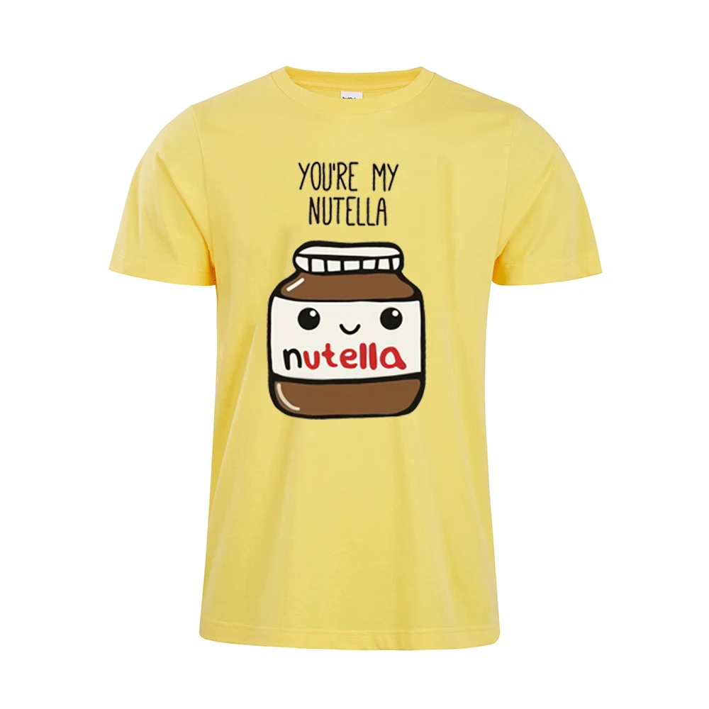 Nutella and Bread футболка подарок для пары Комплект лонгслив для пары его и ее рубашки просто женатые рубашки