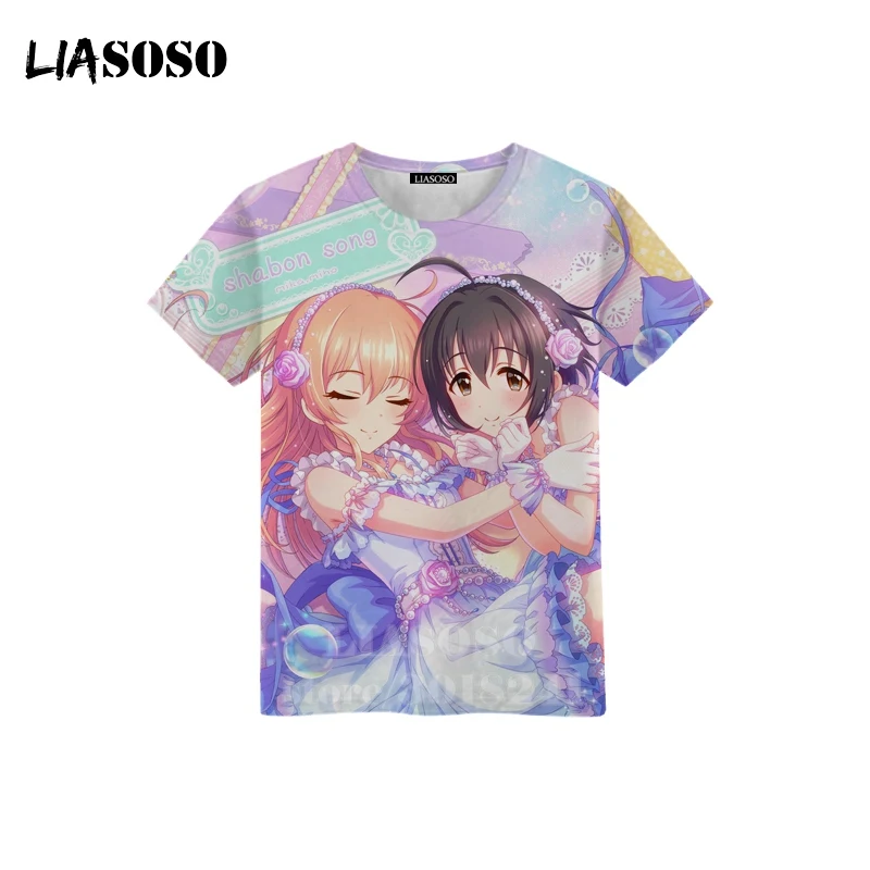 Children MIKA JOUGASAKI Sweatshirt 3D Print Idol Master Cinderella Girl Anime T Shirt Kids Boy Girl Top Baby Teens Pullover B173 - Цвет: 7
